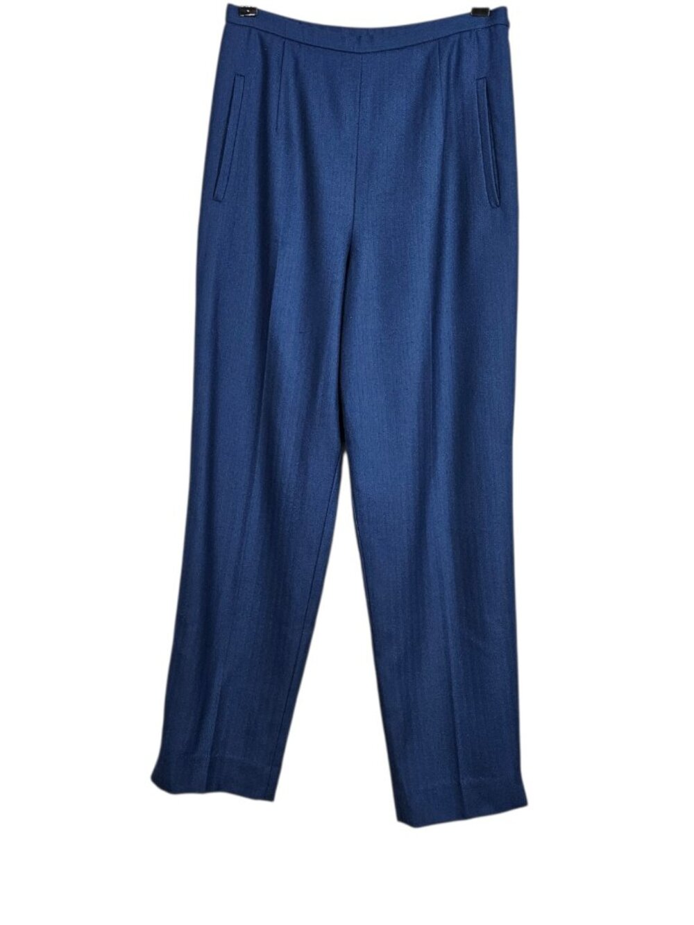 Vintage Pendleton 100% Virgin Wool Flat Front Pants Trousers 6 Blue